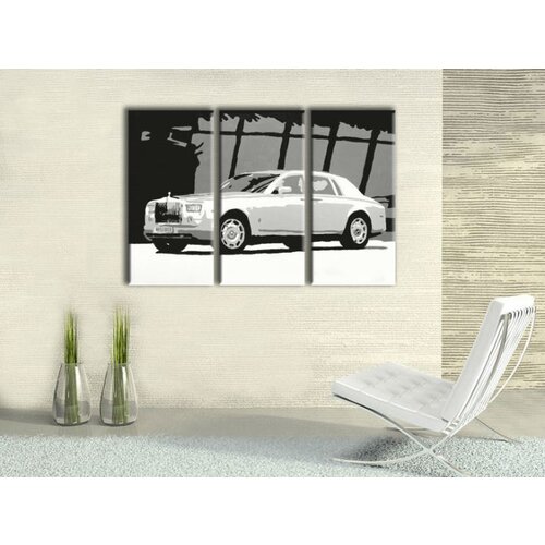  Ručno slikane slike na platnu na platnu POP Art BENTLEY 3-dijelna () Slike