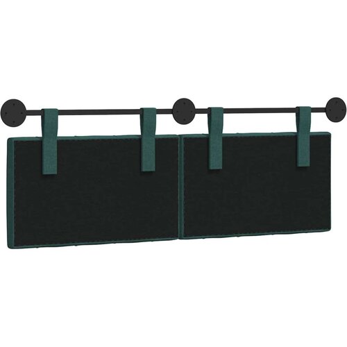  Držeće uzglavlje Zidne Tamnozelena 130 x 55 x 7 cm tkanina - Tamnozelena 120 cm bez LED Slike