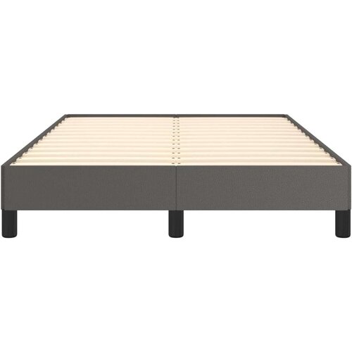  Za krevet sivi 120x200 cm od umjetne kože Slike