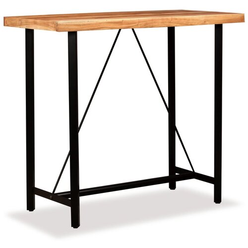 vidaXL Barska miza trden akacijev les 120x60x107 cm Cene