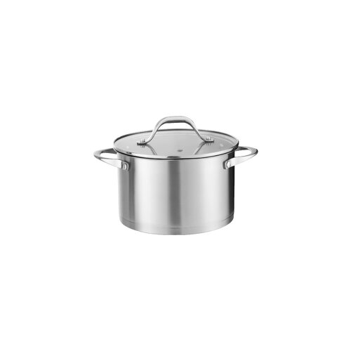 Zilan Lonac sa staklenim poklopcem 24 cm ZLN1368, Srebrna boja Slike