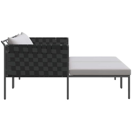  Ležaljka na suncu s jastukom Antracit 153 x 115 x 69.5 cm Slike