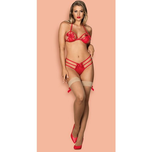 Obsessive Giftella 2-Pcs Set Red L/XL Cijene