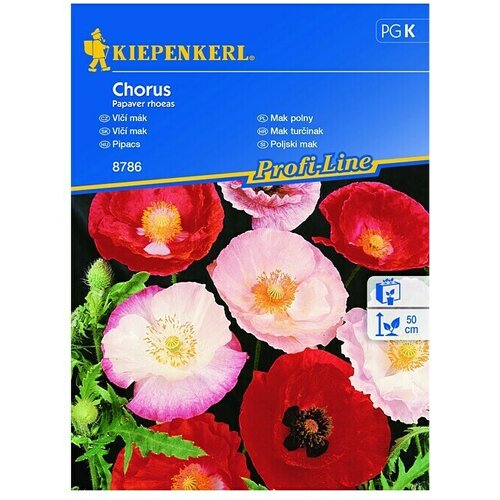 KIEPENKERL Sjeme cvijeća Mak turčinak Chorus (Papaver rhoeas, Raznobojno) Cijene