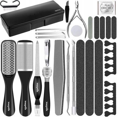 Generic PRO prenosni set za manikuro in pedikuro nohtov 26 delni, (21058772) Slike