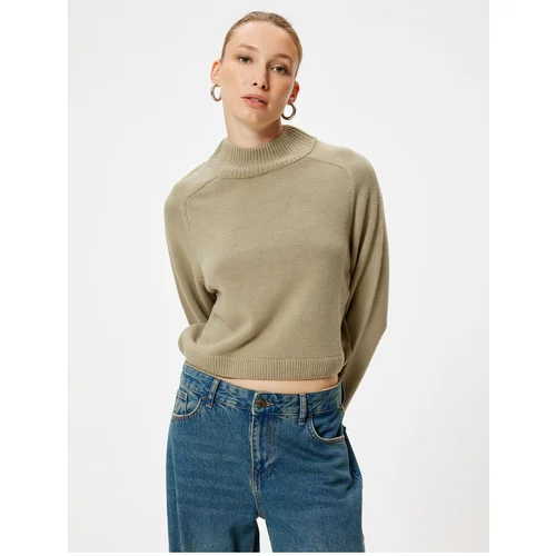 Koton Basic Stand Collar Knitwear Sweater Long Sleeve