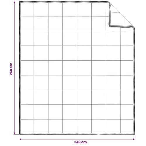  Set deka 3 kom. 260 x 240 cm Sve sezone Bambus Bijela - 260 x 240 cm 70 x 90 cm Slike