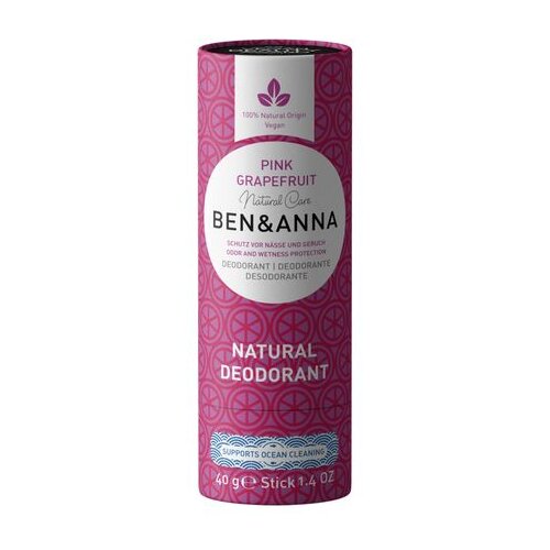 BEN & ANNA Papertube Natural Deo Stick - Pink Grapefruit Cene