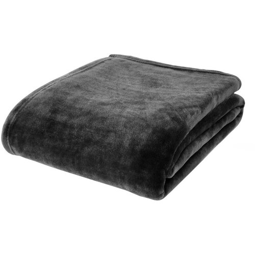 Catherine Lansfield Crna deka od mikropliša 130x170 cm Raschel Velvet – Cijene