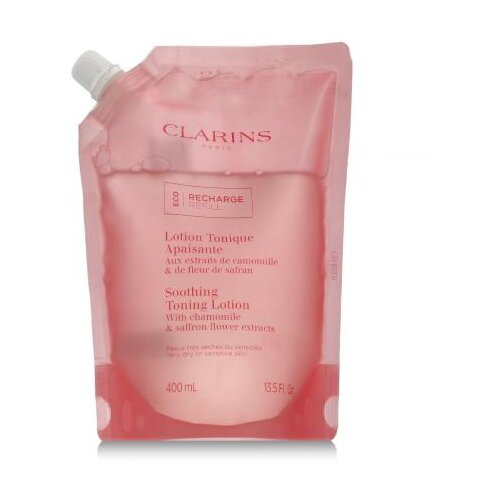 Clarins Soothing Toning Lotion umirujuća i tonizirajuća voda za lice punilo 400 ml za žene Slike