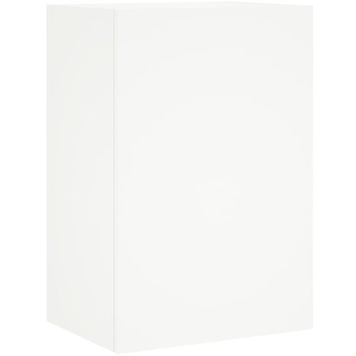 Maison Chic Stenska TV omarica - TV stojalo - Televizijska omarica bela 40,5x30x60 cm inženirski les, (21700760) Slike