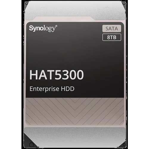 Synology HAT5300-8T 8TB 3.5” HDD SATA 6Gb/s 512e; 7200rpm Buffer size : 256MiB MTTF 2M