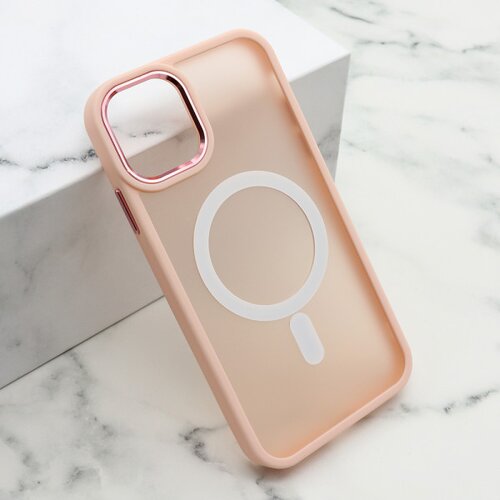 Maska đ silky magsafe za iphone 14 (6.1) pink Slike