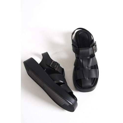 Capone Outfitters Sandals - Black - Flat Slike