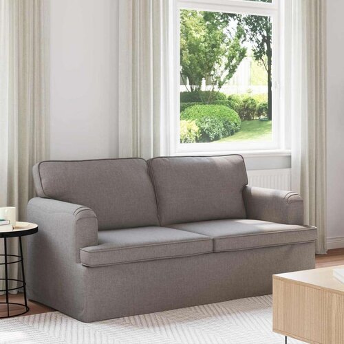 SOFA Sivo-smeđa 142 x 80 x 85 cm Metal Cene