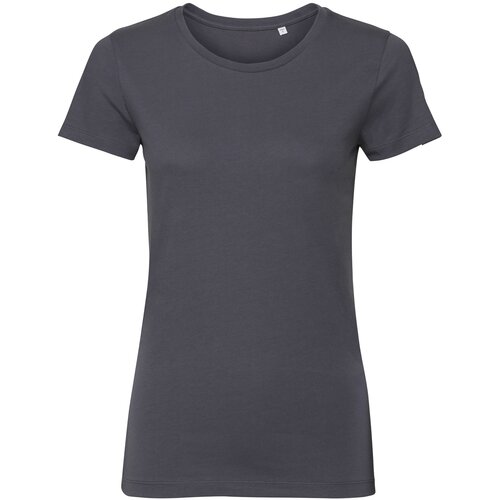 RUSSELL Dark grey women's t-shirt Pure Organic Cene