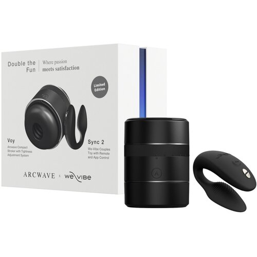ARCWAVE Voy in We-Vibe Sync 2 - komplet Double the Fun (črna) Slike
