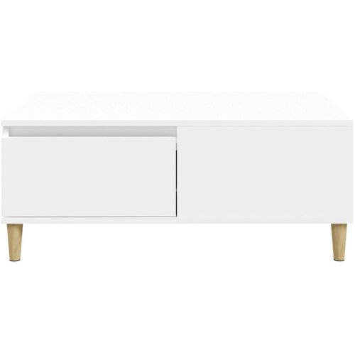  Stolić za kavu bijeli 90 x 50 x 36,5 cm od konstruiranog drva Slike