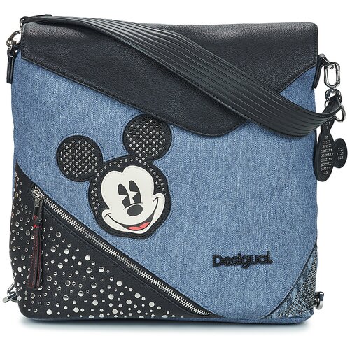 Desigual BACK MICKEY DENIM EDGE JERSEY MAXI PU Plava Slike