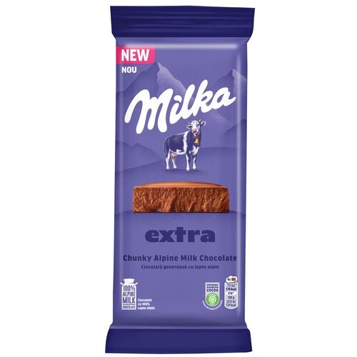 Milka Cokolada mlecna alpine 190g Slike