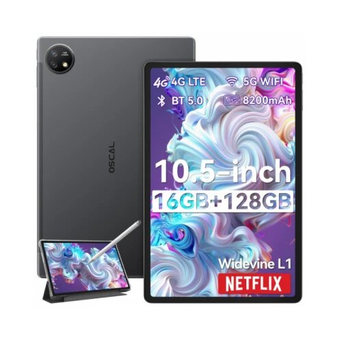 OSCAL Tablet Pad 16 4G/LTE 10.5"FHD IPS/T606 OC/8+8GB/128GB/8200mAh/13+13MP Cene
