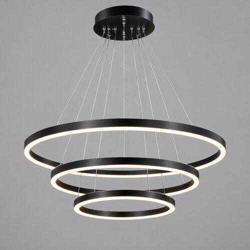  LED Luster PL051/20+40+60 BK Cene