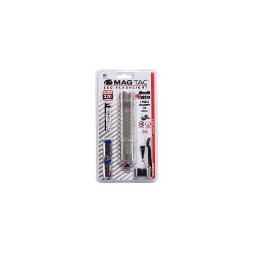 Maglite Mag-Tac plain bezel Taschenlampe grau Slike