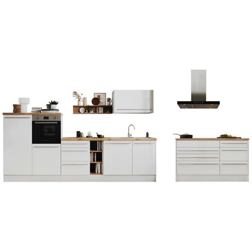 RESPEKTA Kuhinjski Blok Z Aparati Gabriel, Bela, Barva Hrasta Slike