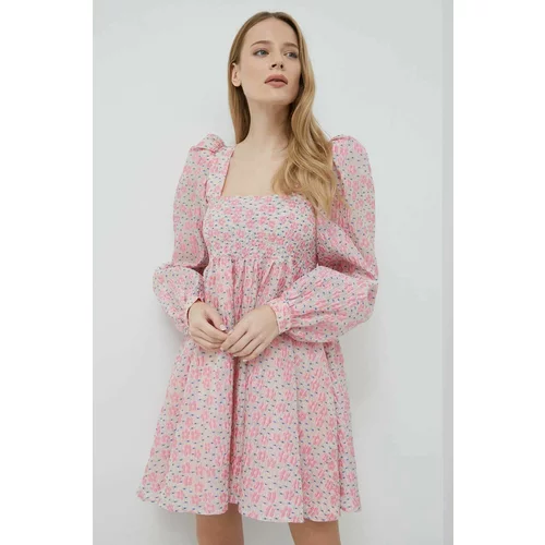 Custommade Haljina Jenny boja: ružičasta, mini, širi se prema dolje