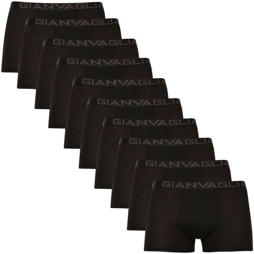 Gianvaglia 10PACK Men's Boxers Black (023) Slike