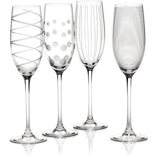 Mikasa Set 4 kozarcev za šampanjec Mikasa Cheers, 250 ml Cene