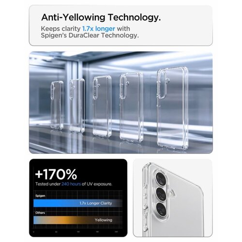 Spigen Ultra Hybrid maska za Samsung Galaxy S26 Crystal Clear ACS10732 Slike