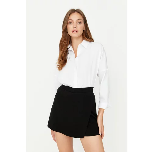 Trendyol Black Basic Knitwear Short Skirt