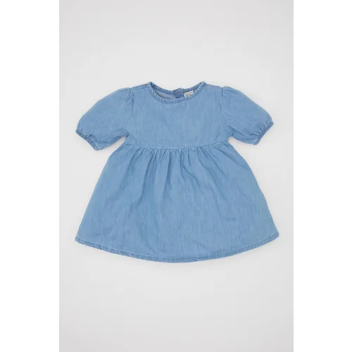 Defacto Baby Girl Short Sleeve Jean Dress