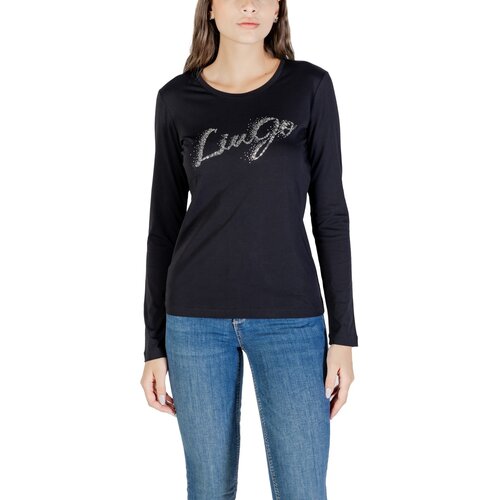 Liu Jo ECS T-SHIRT MODA M/L UF5283 JS923 Crna Slike