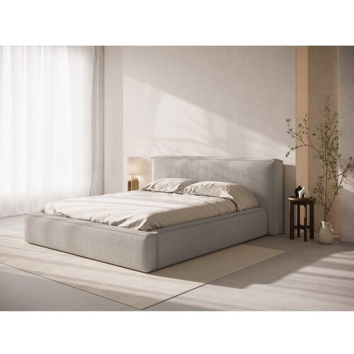 Micadoni svijetlo sivo podstavljeno uzglavlje 189x100 cm olivia &amp;ndash; Slike