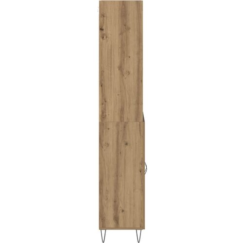  Highboard 2 kom. Umjetnički hrast 69,5 x 34 x 180 cm Slike