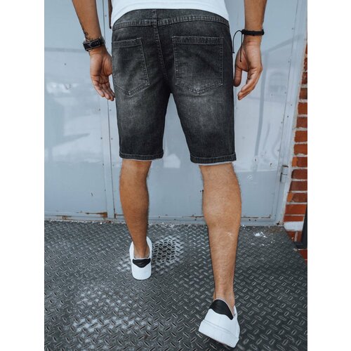 DStreet Men's Denim Shorts Black Slike