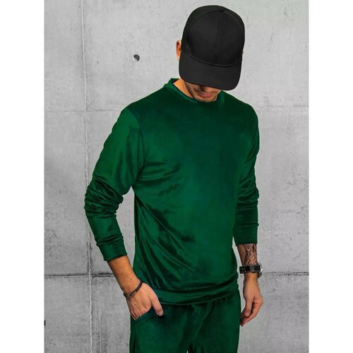 DStreet men's green sweatshirt BX5532 Slike