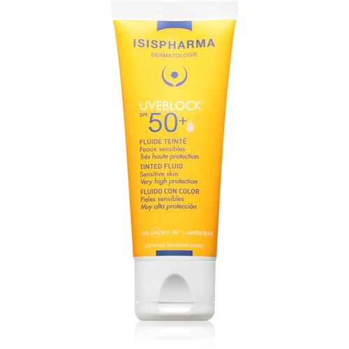 Isis Pharma Uveblock SPF 50+ Fluid fluid za toniranje SPF 50+ 40 ml Slike
