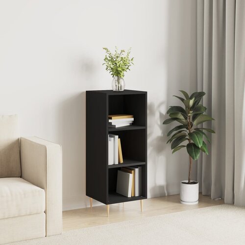 vidaXL Komoda crna 34 5 x 32 5 x 90 cm od konstruiranog drva Cijene