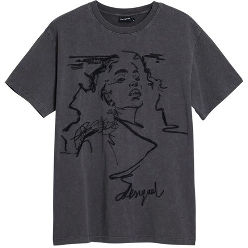 Desigual Majica rjava / črna Cene
