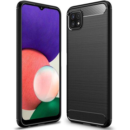 Techsuit Carbon Silicone maska za Samsung Galaxy A22 5G - crna Cijene