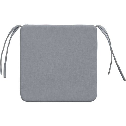 VidaXL Jastučići za sjedenje 4 pcs Svijetlo siva 40 x 40 x 3 cm Slike