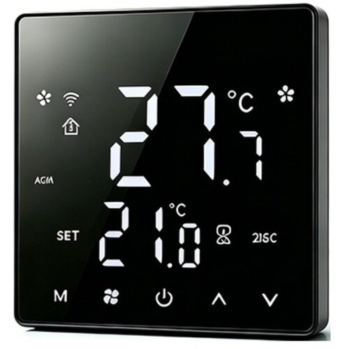 INF 4-pipe WiFi termostat s Touch LCD, otro&amp;scaron;ka ključavnica, NTC3950 10K, (5000506086) Slike