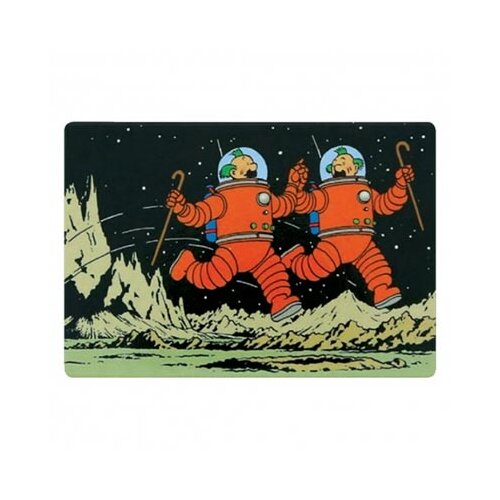 Moulinsart magnet - tintin moon thompson Slike