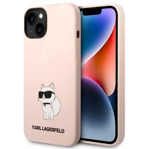 Karl Lagerfeld SILIKONSKI OVITEK CHOUPETTE ZA IPHONE 14 PLUS ROZA, (21897564) Cene