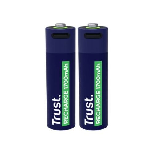 Trust rechargeable AA Blue USB-C Punjive baterije Cene