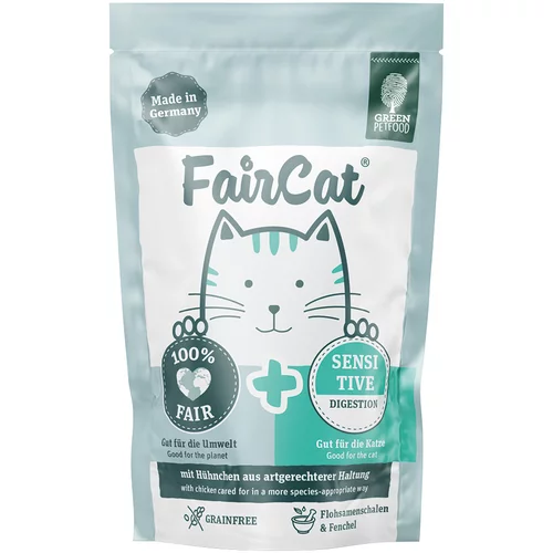 Green Petfood FairCat mokra hrana u vrećicama - Sensitive (16 x 85 g)