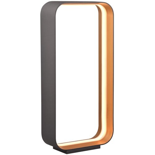 CINQUE Črna LED namizna svetilka z glasovnim upravljanjem s pomočjo mobilne aplikacije s kovinskim senčilom (višina 61 cm) Cizione – Cene